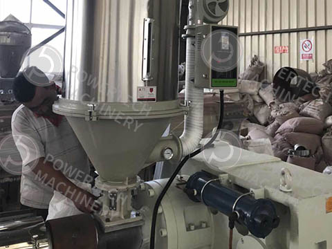 Одношнековый экструдер SJ120 для полиэтилена