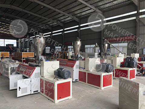 Экструзионная линия производства кровельного листа ПВХ