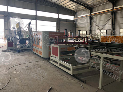 Экструзионная линия производства кровельного листа ПВХ