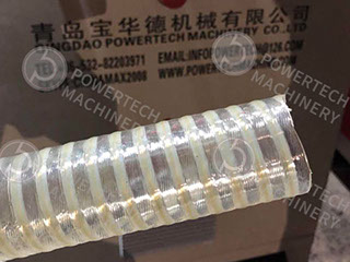 Экструзионная линия для производства ПВХ спирального шланга