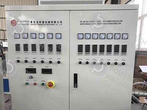 Одношнековый экструдер SJ120 для полиэтилена