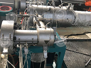 Экструзионная линия производства двухстенной гофрированной трубы