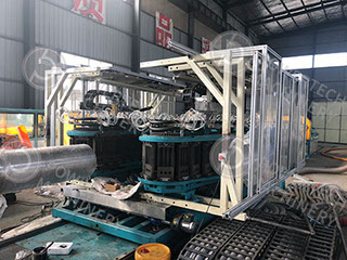 Экструзионная линия производства двухстенной гофрированной трубы