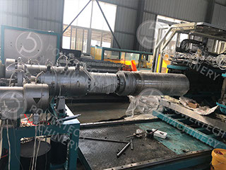 Экструзионная линия производства двухстенной гофрированной трубы