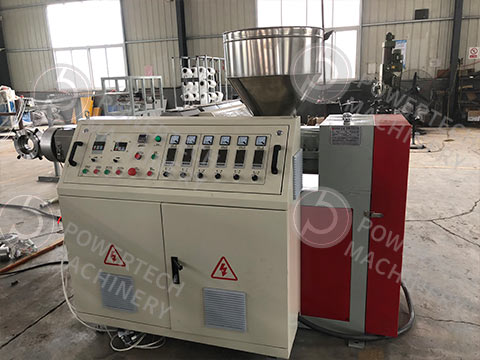 Одношнековый экструдер SJ для ПВХ шланга