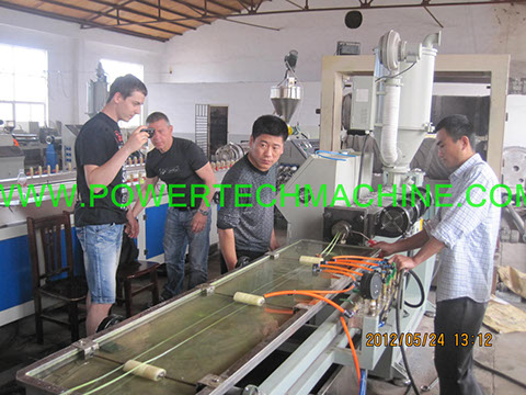 Экструзионная линия для производства трубок и профилей из полипропилена